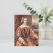 Carte Postale Portrait d'Isabella du Portugal (Debout devant)