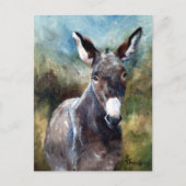 Carte postale Portrait Donkey (Devant)