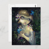 Carte postale "Portrait d'Ophélie" (Devant / Derrière)