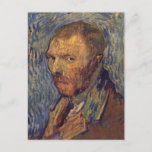 Carte Postale Portrait d'oreille auto-mutilé - Van Gogh<br><div class="desc">C'est un Vincent Van Gogh Self Portrait de quand il a mutilé son oreille.</div>