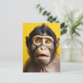 Carte Postale Portrait drôle de singe (Debout devant)
