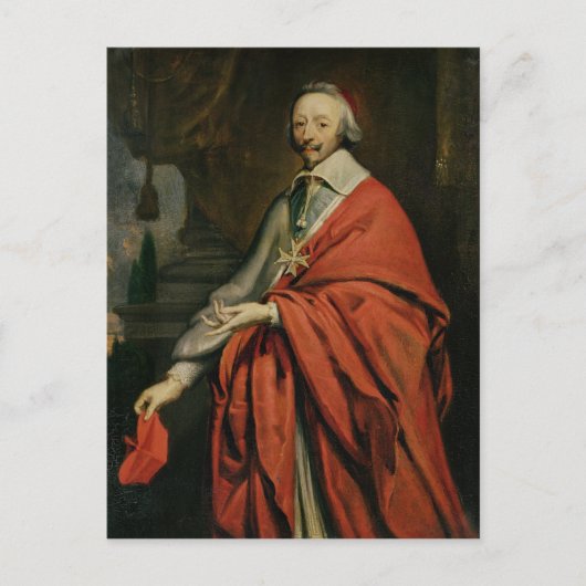 Carte Postale Portrait du Cardinal de Richelieu (Devant)