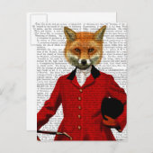 Carte Postale Portrait du chasseur de Fox 2 (Devant / Derrière)