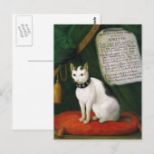 Carte Postale Portrait du chat Armellino (Devant / Derrière)