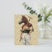 Carte Postale Portrait du cheval Polo (Debout devant)