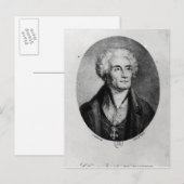 Carte Postale Portrait du comte Joseph de Maistre (Devant / Derrière)