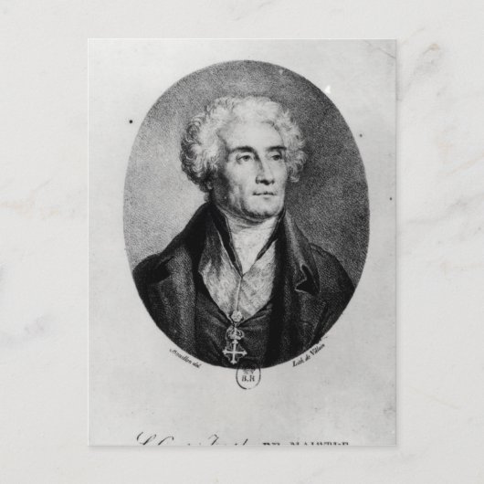 Carte Postale Portrait du comte Joseph de Maistre (Devant)