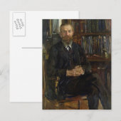 Carte Postale Portrait du Dr Edward Meyer 1910-11 (Devant / Derrière)