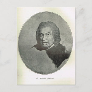Carte Postale Portrait du Dr Samuel Johnson