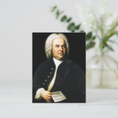 Carte Postale Portrait du grand compositeur Bach (Debout devant)