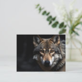 Carte Postale Portrait du loup (Debout devant)