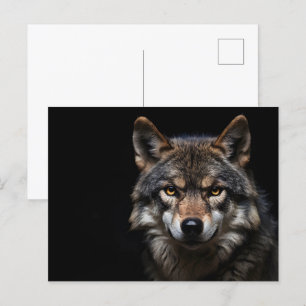 Carte Postale Portrait du loup