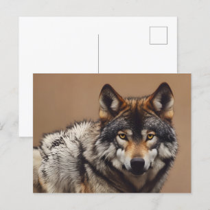 Carte Postale Portrait du loup