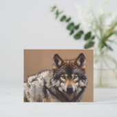 Carte Postale Portrait du loup (Debout devant)