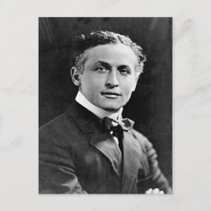 Carte Postale Portrait du magicien américain Harry Houdini
