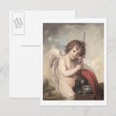 Carte Postale Portrait du Maître Oswald Fawcett comme Cupidon (h (Devant / Derrière)