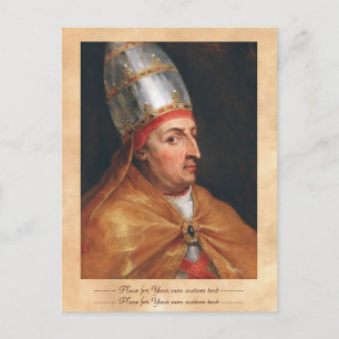 Carte Postale Portrait du pape Nicolas V Peter Paul Rubens