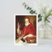 Carte Postale Portrait Du Pape Pie V. Par El Greco (Debout devant)
