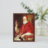 Carte Postale Portrait Du Pape Pie V. Par Greco El (Debout devant)