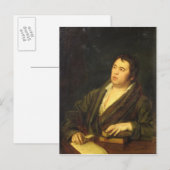 Carte Postale Portrait du poète Ivan A. Krylov, 1812 (Devant / Derrière)