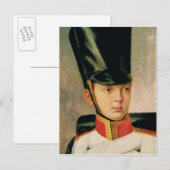 Carte Postale Portrait du prince héritier Alexander (Devant / Derrière)
