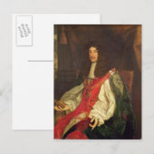 Carte Postale Portrait du roi Charles II, c.1660-65 (Devant / Derrière)