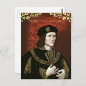Carte Postale Portrait du roi Richard III (Devant / Derrière)