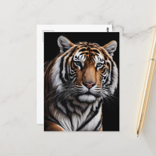 Carte Postale Portrait du tigre