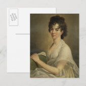 Carte Postale Portrait du veuf Constanze Mozart, 1802 (Devant / Derrière)