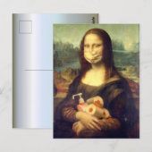 Carte Postale Portrait du virus Corona (Devant / Derrière)