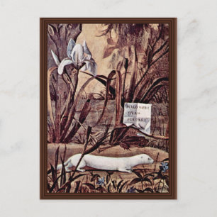 Carte Postale Portrait D'Un Chevalier Détails Par Carpaccio Vitt