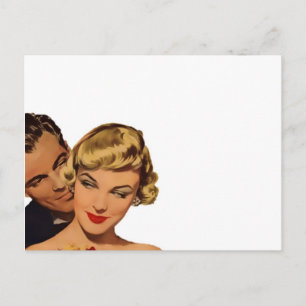 Carte Postale portrait d'un couple aimant