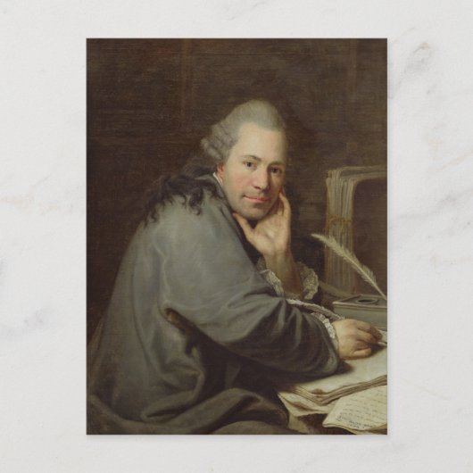 Carte Postale Portrait d'un écrivain, 1772 (Devant)