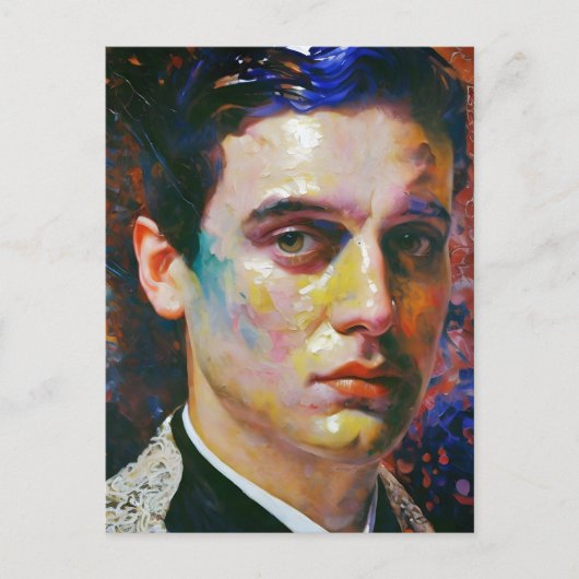 Carte Postale Portrait d'un homme (Devant)