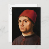 Carte Postale Portrait d'un homme, c.1475 (Devant / Derrière)