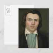 Carte Postale Portrait d'un jeune homme (Devant / Derrière)