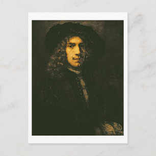 Carte Postale Portrait d'un jeune homme, 1658 (huile sur la