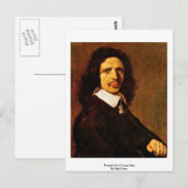 Carte Postale Portrait D'Un Jeune Homme Par Hals Frans (Devant / Derrière)