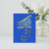 Carte Postale Portrait d'un Oriental, Bleu (Debout devant)