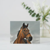 Carte Postale Portrait d'un pur-sang (Debout devant)