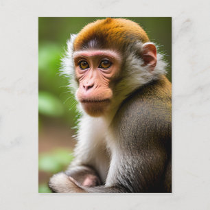 Carte Postale Portrait d'un singe