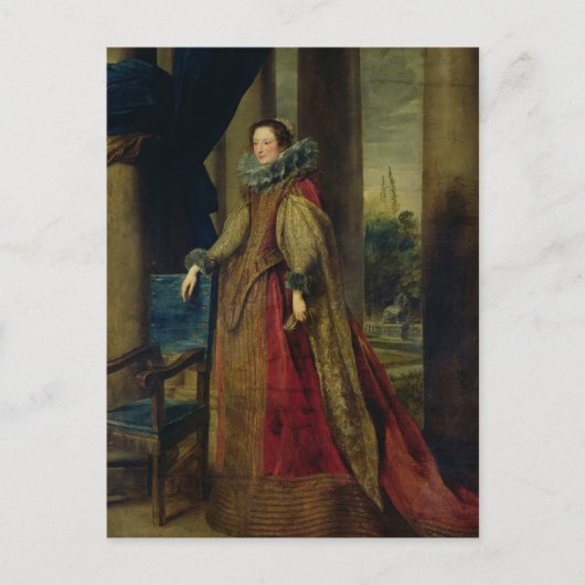 Carte Postale Portrait d'une dame (Devant)