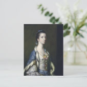 Carte Postale Portrait d'une dame, 1758 (Debout devant)