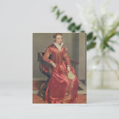 Carte Postale Portrait d'une dame, c.1555-60 (Debout devant)