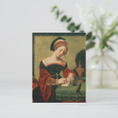 Carte Postale Portrait d'une dame comme la Madeleine (Debout devant)