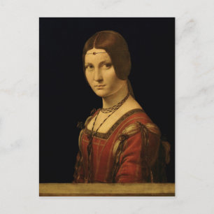 Carte Postale Portrait d'une dame de la Cour de Milan