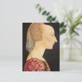 Carte Postale Portrait d'une dame en rouge, 1460-70 (Debout devant)