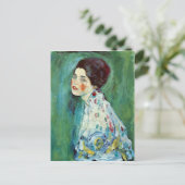 Carte Postale Portrait d'une dame par Gustav Klimt (Debout devant)