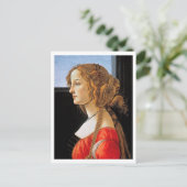 Carte Postale Portrait d'une dame, Sandro Botticelli (Debout devant)