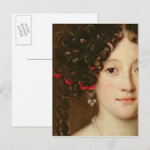 Carte Postale Portrait d'une femme (Devant / Derrière)